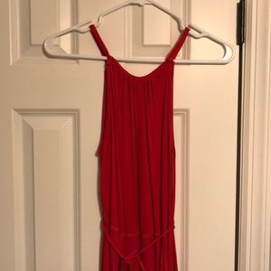 Gap red maxi dress XS